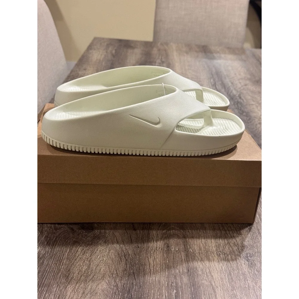 Nike Calm Flip Flop Sea Glass Green Womens 10 Sandals FD4115-003 - Picture 2 of 9